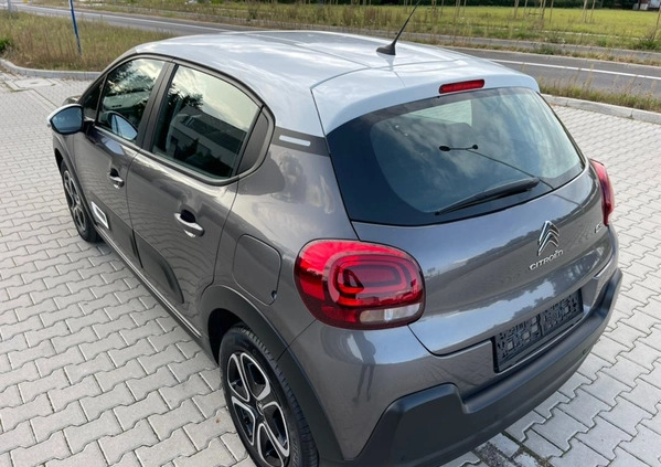 Citroen C3 cena 58900 przebieg: 10000, rok produkcji 2022 z Leszno małe 407